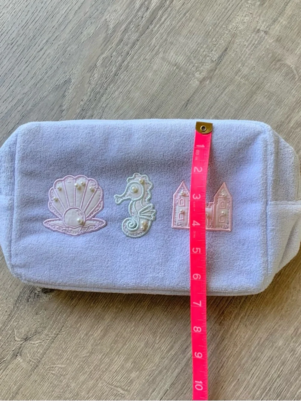 Stoney Clover Lane Terry Cloth Insulated Medium Pouch Bag OS